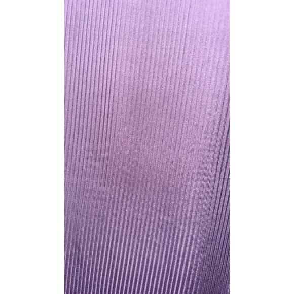 NWT Danskin Ladies' Ribbed Long Sleeve Active Top – Purple, Size L - Picture 6 of 11